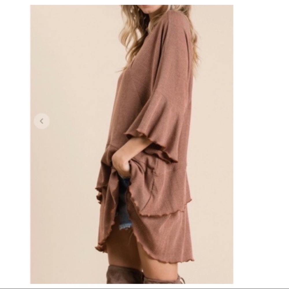 Bohemian chic Layered ruffle dress - Picture 5 of 6